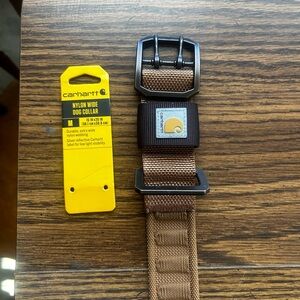 Carhartt Brown Nylon Dog Collar NWT